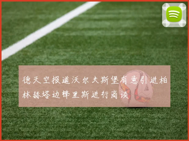 德天空报道沃尔夫斯堡有意引进柏林赫塔边锋里斯进行商谈